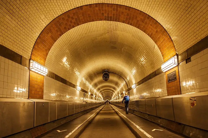 Elbe Tunnel Hamburg things to do.
