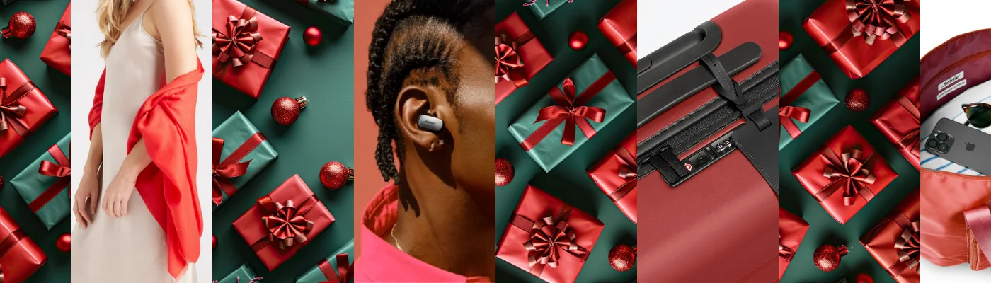 Collage of the Best Gifts for Frequent Flyers