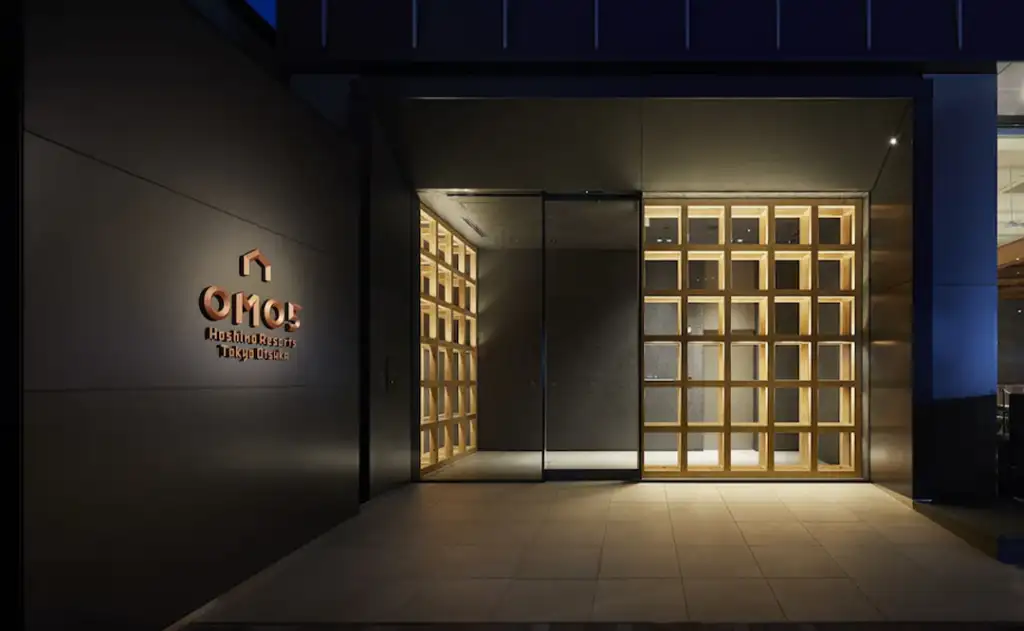 Front entrance of OMO5 Tokyo Otsuka by Hoshino Resorts