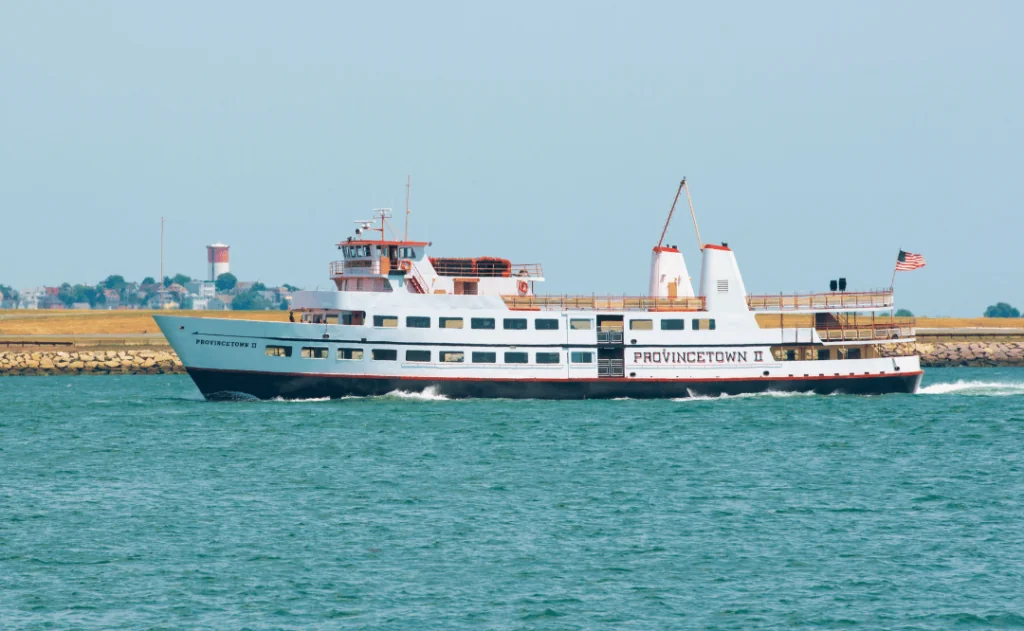 Provincetown Fast Ferry | Sail from Boston Harbor in Boston, Massachusetts MA, USA. By Wangkun Jia