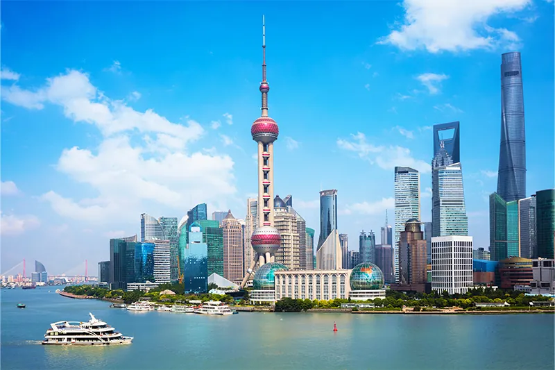 Shanghai city skyline
