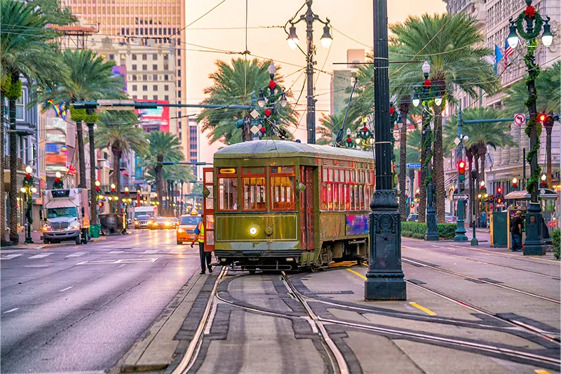 Street car in New Orleans