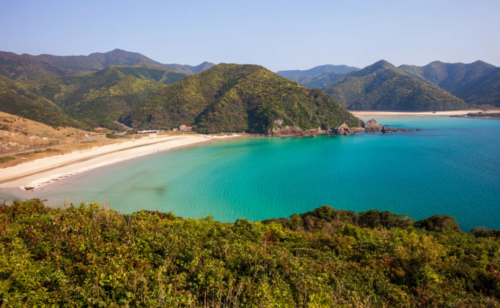Takahama Beach in Fukue island, Gotō, Nagasaki, Japan